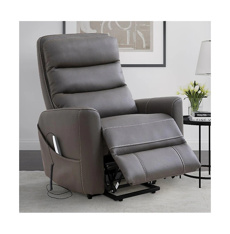 Parker Living Hercules-Haze Power Lift Recliner with Articulating Headrest Two Pack