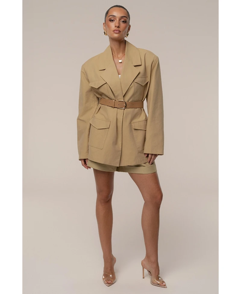 Jluxlabel Women's Precision Woven Blazer