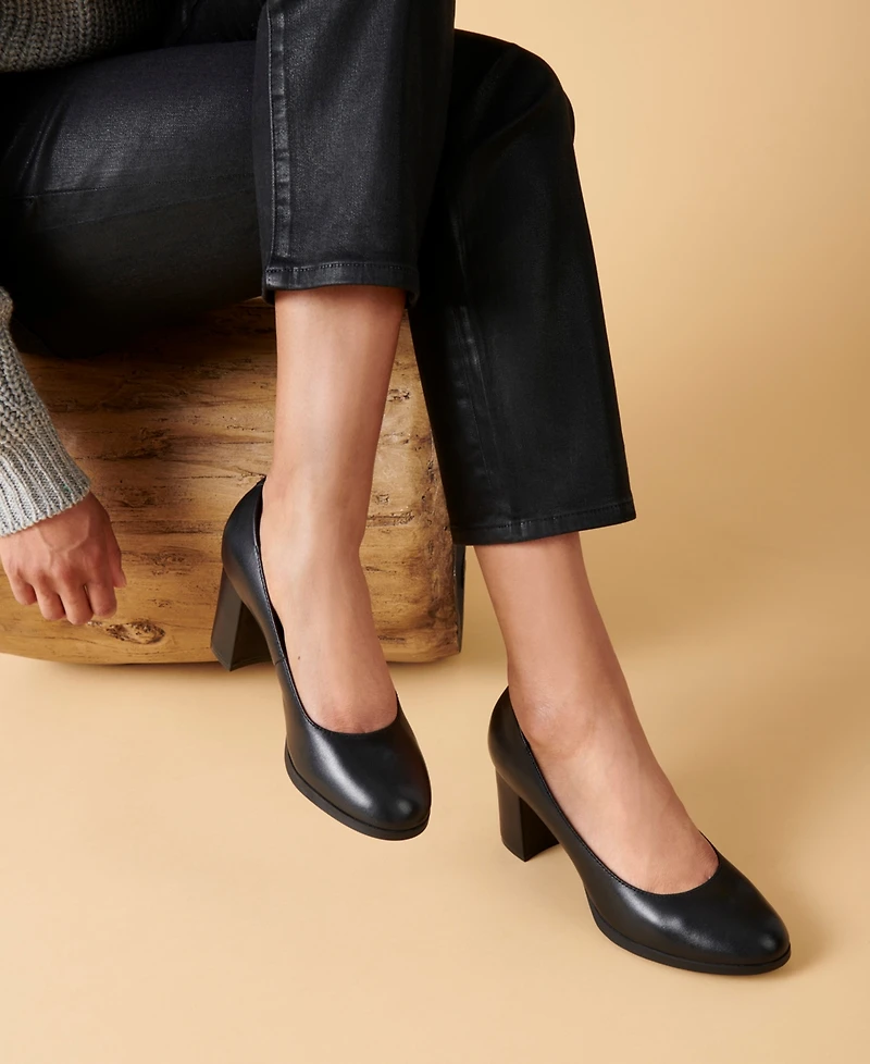 Clarks Women's Bayla Skip Slip-On Platform Dress Pumps