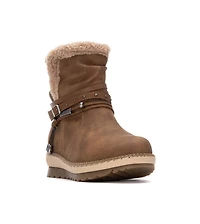 Xti Women's Faux Shearling Lined Ankle Booties Refresh Collection By Xti