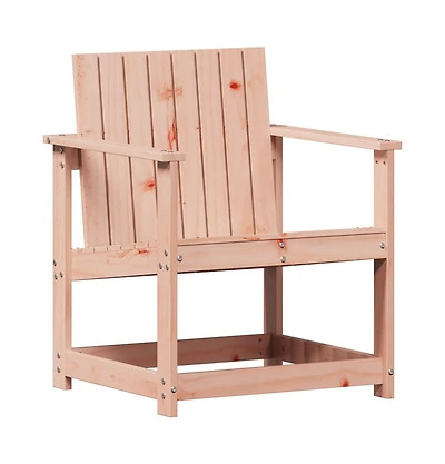 Garden Chair Natural Wood Solid Douglas Wood Standard Sturdy