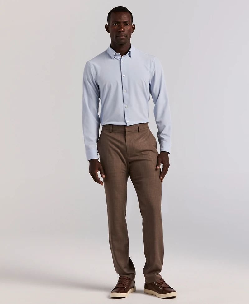 Perry Ellis Portfolio Men's Modern-Fit Stretch Solid Resolution Pants