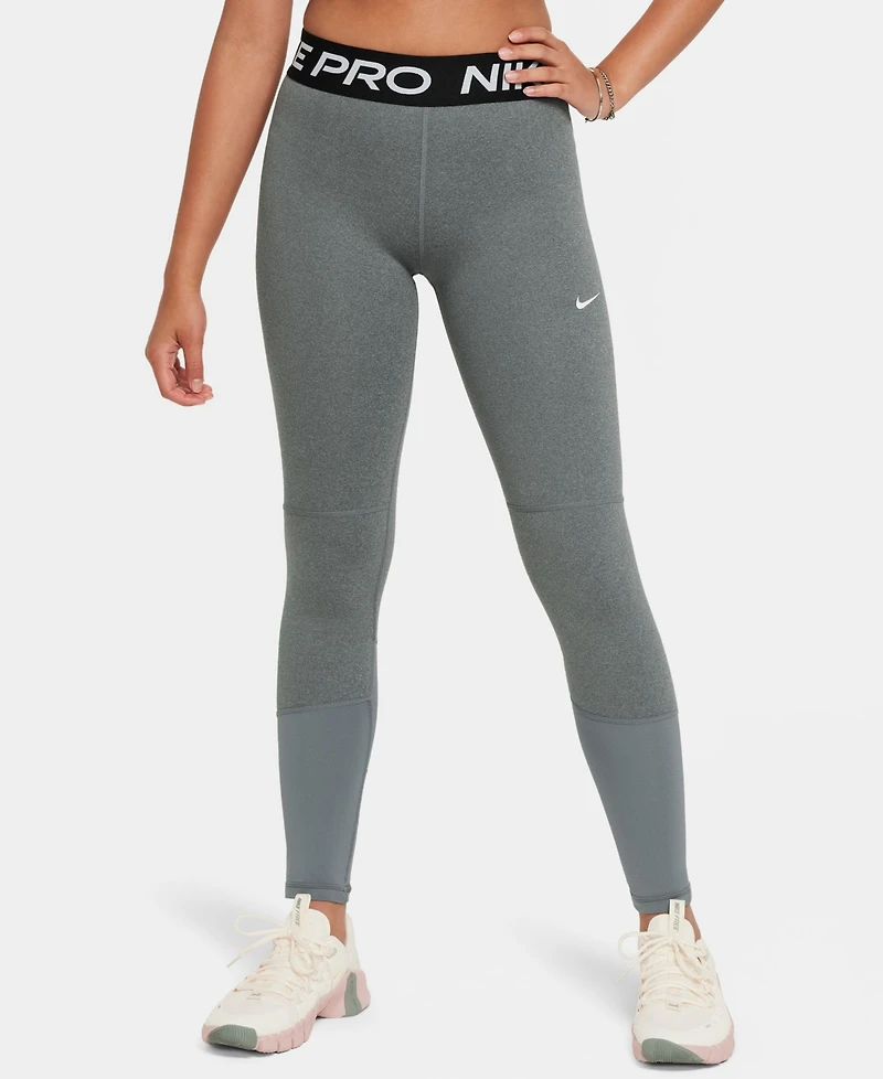 Nike Big Girls 7-16 Pro Dri-fit Leggings