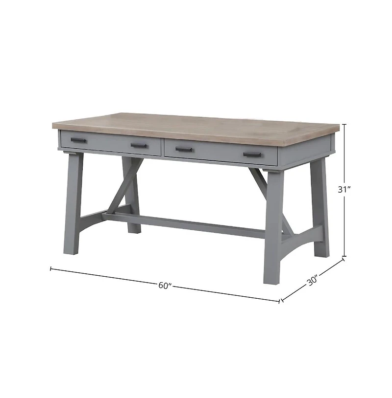 Parker House Furniture Parker House Americana Modern - Dove 60 In. Writing Desk