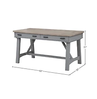 Parker House Furniture Parker House Americana Modern - Dove 60 In. Writing Desk