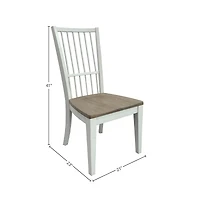 Parker House Furniture Americana Modern Dining Spindle Back Dining Chair Two Pack