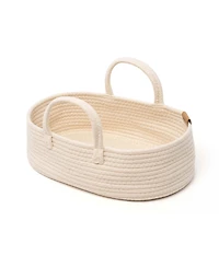 Cotton Doll Sized Moses Basket for Dolls up to 15"