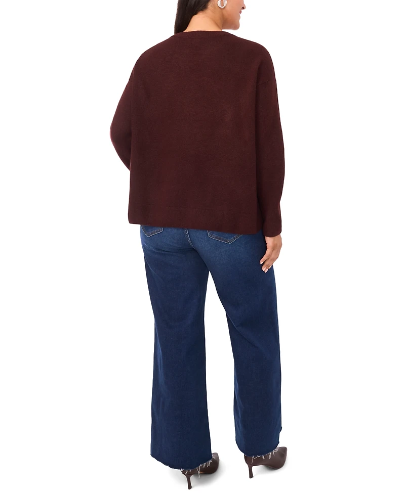 Vince Camuto Plus Long Sleeve Sweater