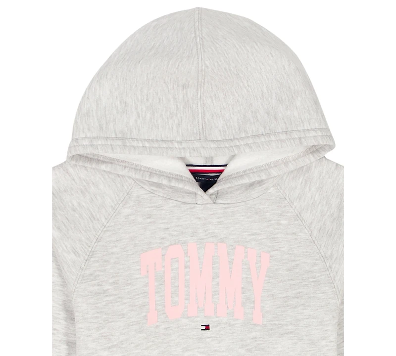 Tommy Hilfiger Girls 7-16 Popover Seamed Long Sleeve Hoodie