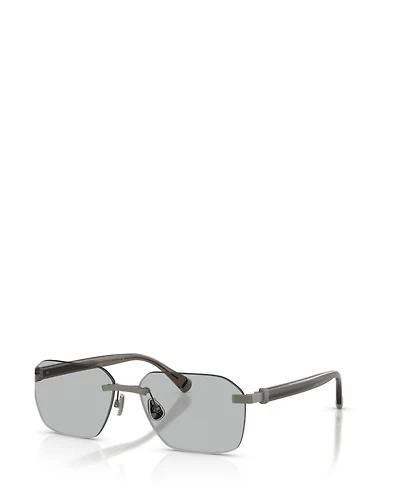 Brunello Cucinelli Men's Square Tyler Eyeglasses, BC1011T