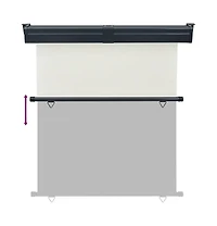 48431 Balcony Side Awning 65"x98.4" Cream