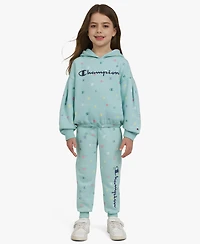 Champion Girls 4-6X 2-Piece Pull-On Hoodie and Joggers Set