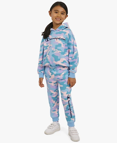 Champion Girls 4-6X 2-Piece Pull-On Hoodie and Joggers Set