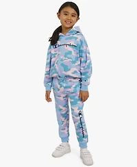 Champion Girls 4-6X 2-Piece Pull-On Hoodie and Joggers Set