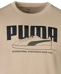 Puma Men's Printed Basket Short Sleeve T-Shirt