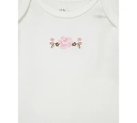 Little Me Baby Girls Vintage Rose Bodysuits, Pack of 3