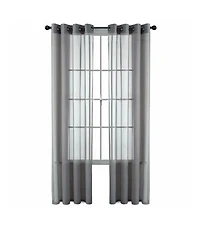 GoodGram Basic Home Grommet Top Sheer Single Window Curtain - 52 in. W x 90 L