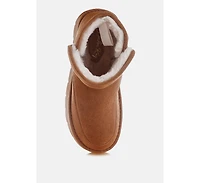 London Rag Chunky Heeled Snow Womens Boot