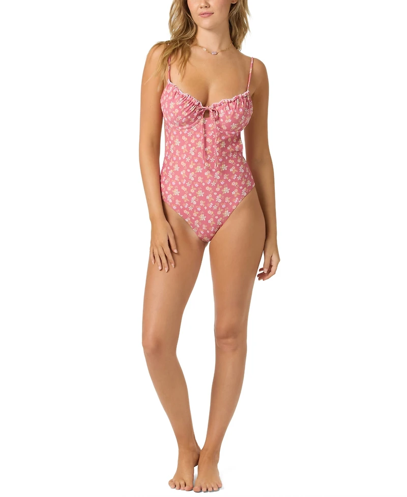 O'Neill Juniors' Camellia Floral Kailua One Piece Swimsuit