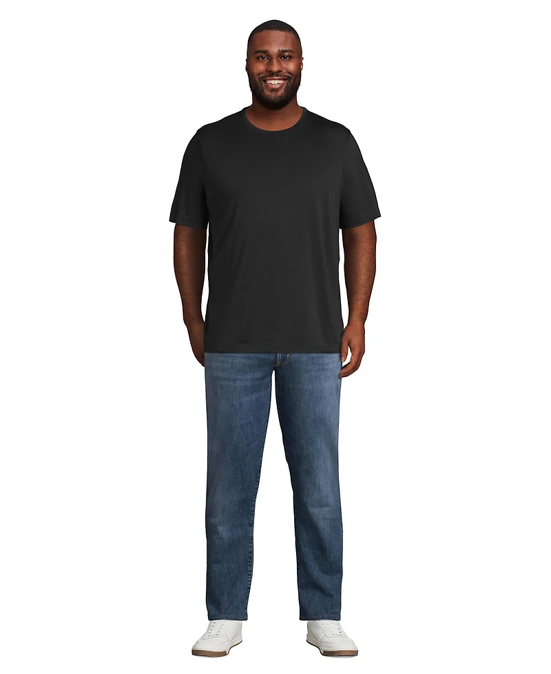 Lands' End Men's Big & Tall Short Sleeve Supima Tee