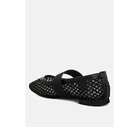 London Rag Nayela Mid-Foot Strap Ballerinas Women