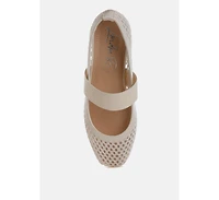 London Rag Nayela Mid-Foot Strap Ballerinas Women