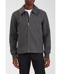 Bagatelle Homme Men's Faux Wool Zip-Front Jacket