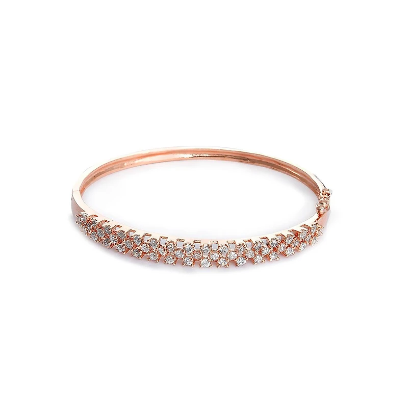 Sohi Women's Soiree Stone Bangle Bracelet