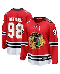 Fanatics Men's Connor Bedard Red Chicago Blackhawks Centennial Breakaway Jersey