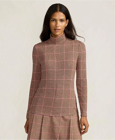 Lands' End Tall Lightweight Jersey Long Sleeve Turtleneck