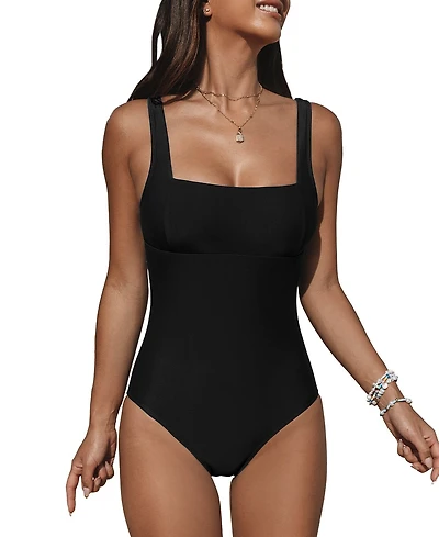 Cupshe Women's Chic One-Piece Swimsuit for Effortless Style