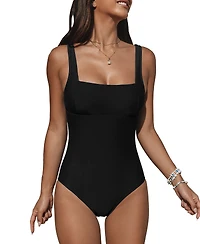 Cupshe Women's Chic One-Piece Swimsuit for Effortless Style