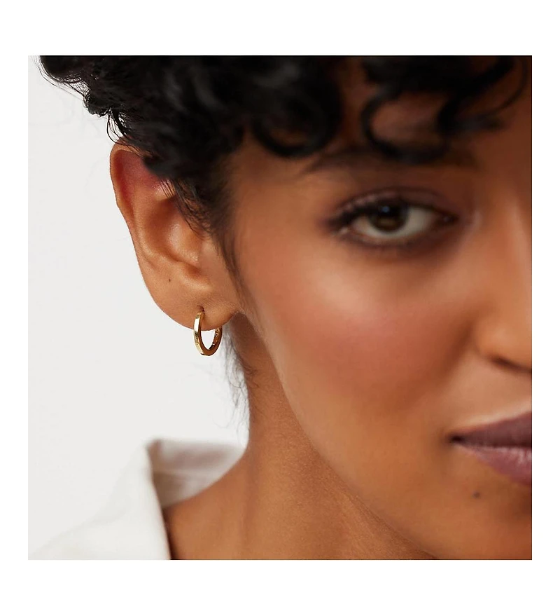 Ana Luisa Gold Huggie Hoop Earrings