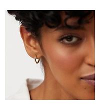 Ana Luisa Gold Huggie Hoop Earrings