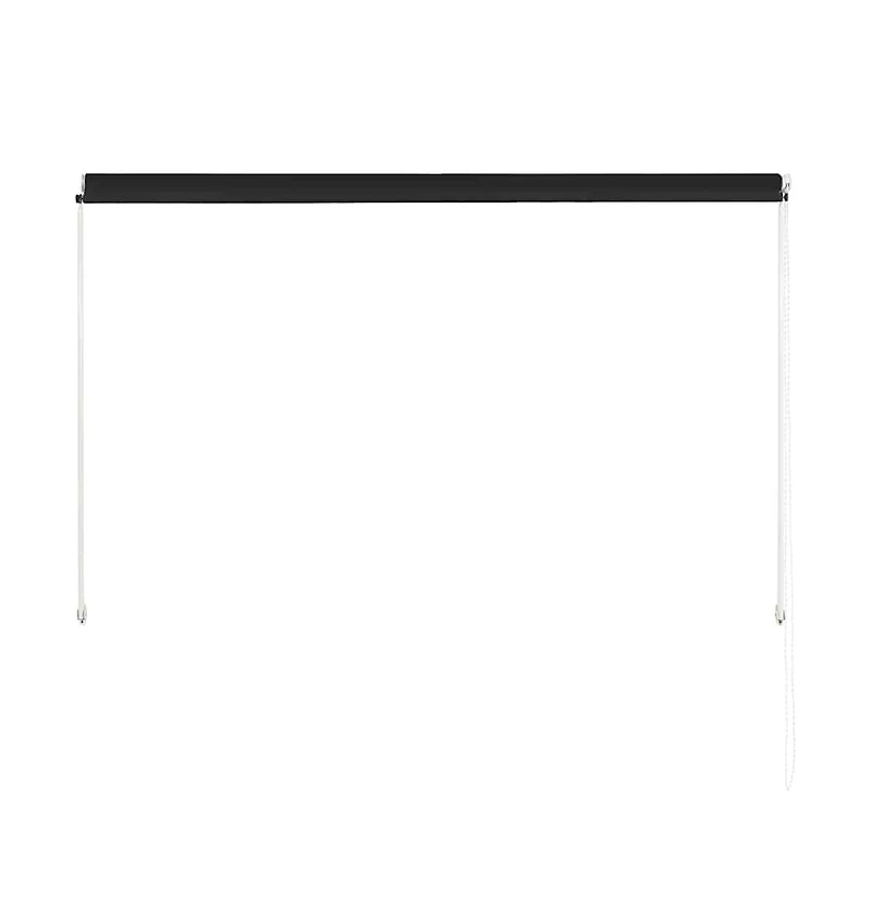 vidaXL Awning Anthracite Steel frame 78.7x59.1 in Retractable Awning