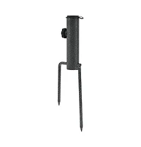 vidaXL Parasol Stands with Spikes 2 pcs 3.5"x13.8" Galvanized Steel