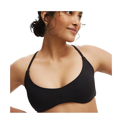 Cotton On Women's Active Ultra Soft Minimal Strappy Crop