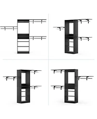 Aheaplus 20-96" W Closet System for Bedroom