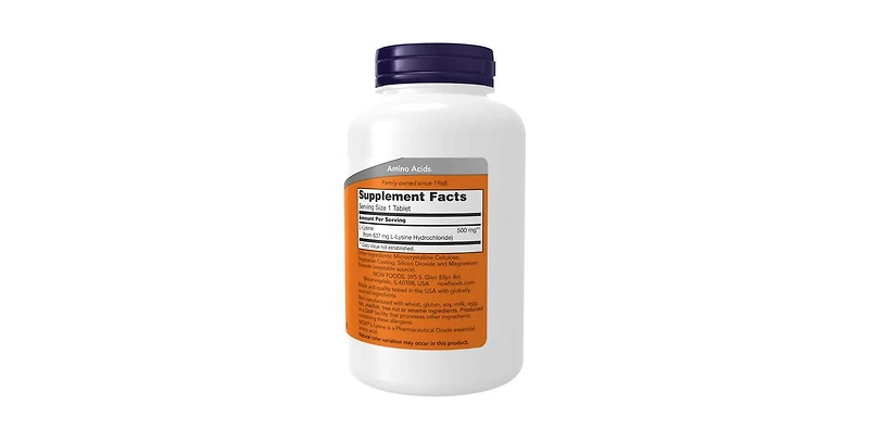 Now Foods Lysine ,500 mg ,250 Tabs
