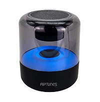 Riptunes 360° Bluetooth Speaker, 6-Color Led Ambient Lights, Usb/microSD/Aux Playback