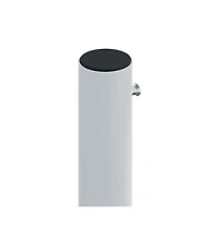 vidaXL Side Awning Black Polyester, Steel, Aluminum Large Retractable