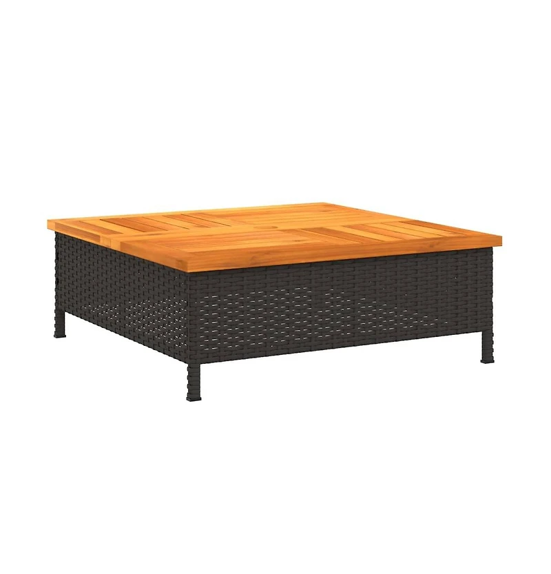 vidaXL Parasol Base Cover Black and Brown