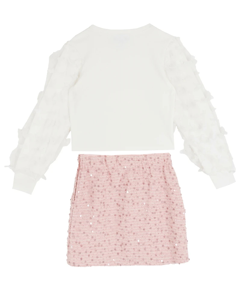 Rare Editions Girls 7-12 2-Piece Top and Skirt Set