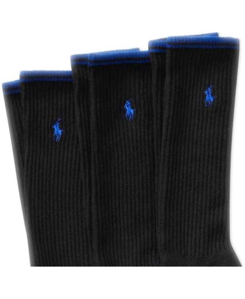 Polo Ralph Lauren Men's Socks, Athletic Crew 3 Pack