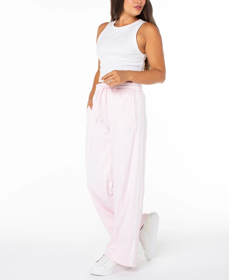 Celebrity Pink Juniors' Side-Striped Track Pants