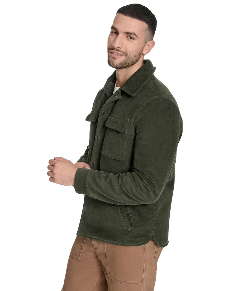 Levi's Men's Corduroy Plaid Lining Shirt Jacket