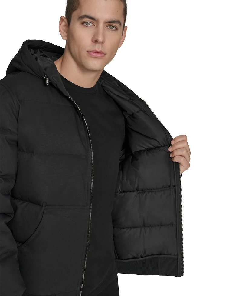 Levi's Men's Quilted Bomber with Hood Jacket