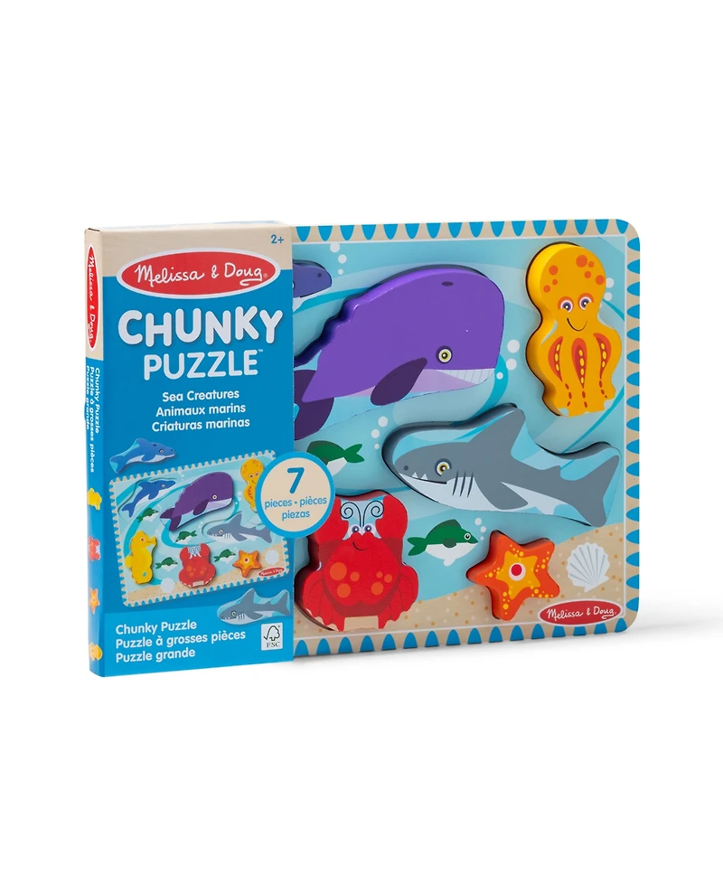 Melissa & Doug Sea Life Chunky Puzzle