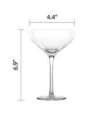Fortessa Gala Coupe Cocktail Glasses, Set of 4
