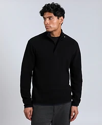 Kenneth Cole Men's Quarter Zip Sweater